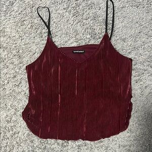 Wine Red Cami Top‎ Size Large